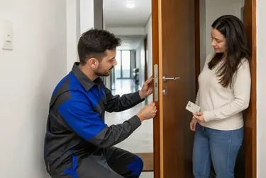 Chaveiro abrindo uma porta com ferramentas em Itapetininga.